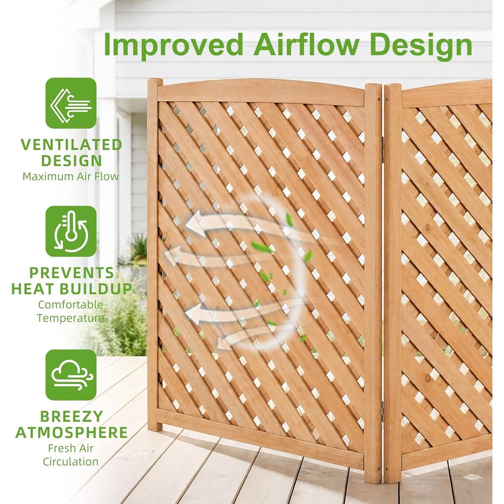 3-Panel Outdoor Air Conditione - H&M Home Decor ulasan dan harga