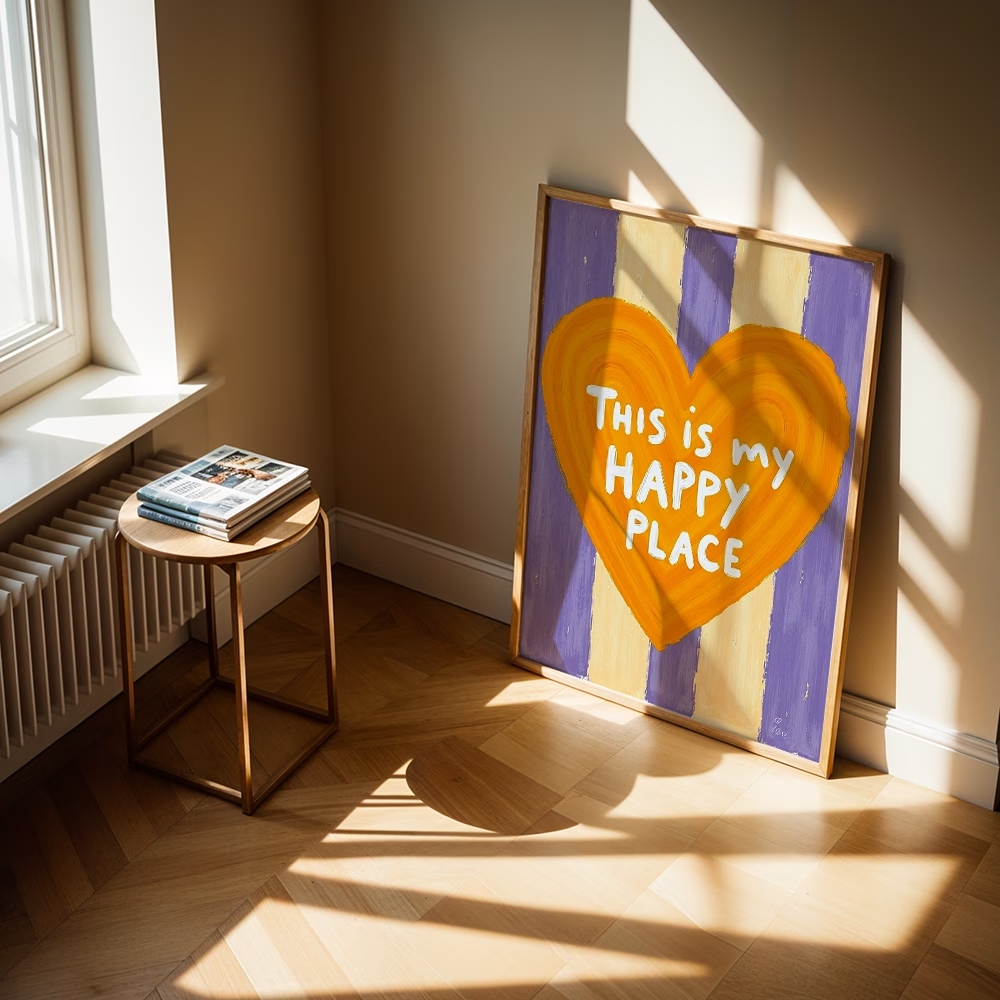 Modern,Retro This Is My Happy  - Home Decor Reviews ulasan dan harga