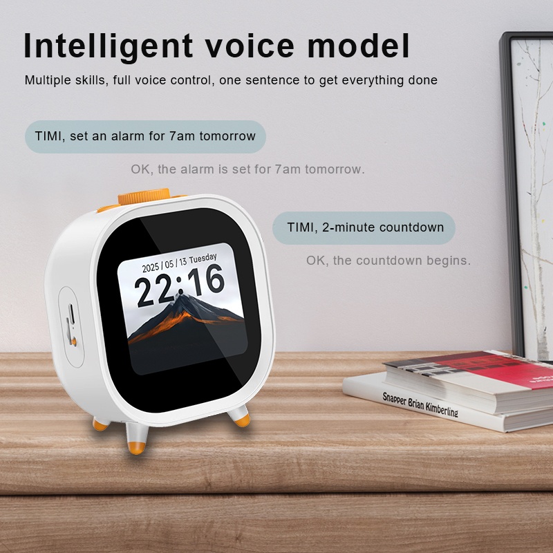 AI Voice Smart Alarm Clock WiF - Home Decor Ai Free ulasan dan harga