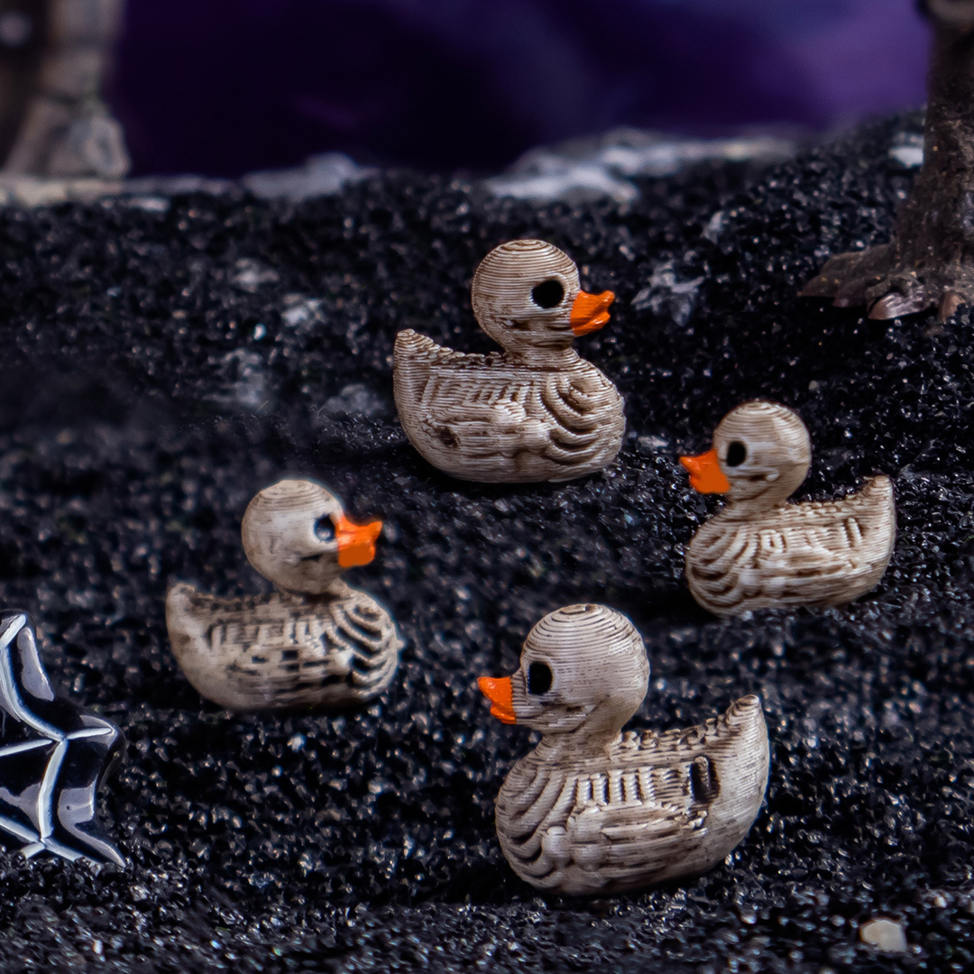 Gothic Skull Ducks Resin Ornam - Home Decor Gothic ulasan dan harga