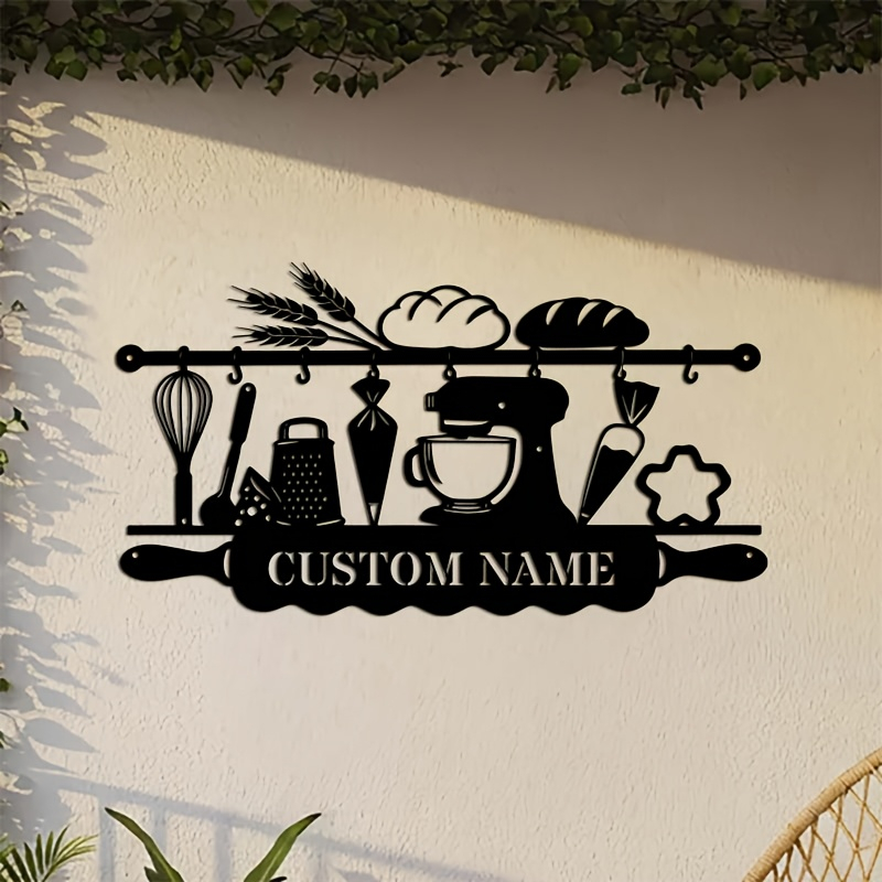 Personalized Kitchen Iron Wall - Home Decor Kitchen ulasan dan harga