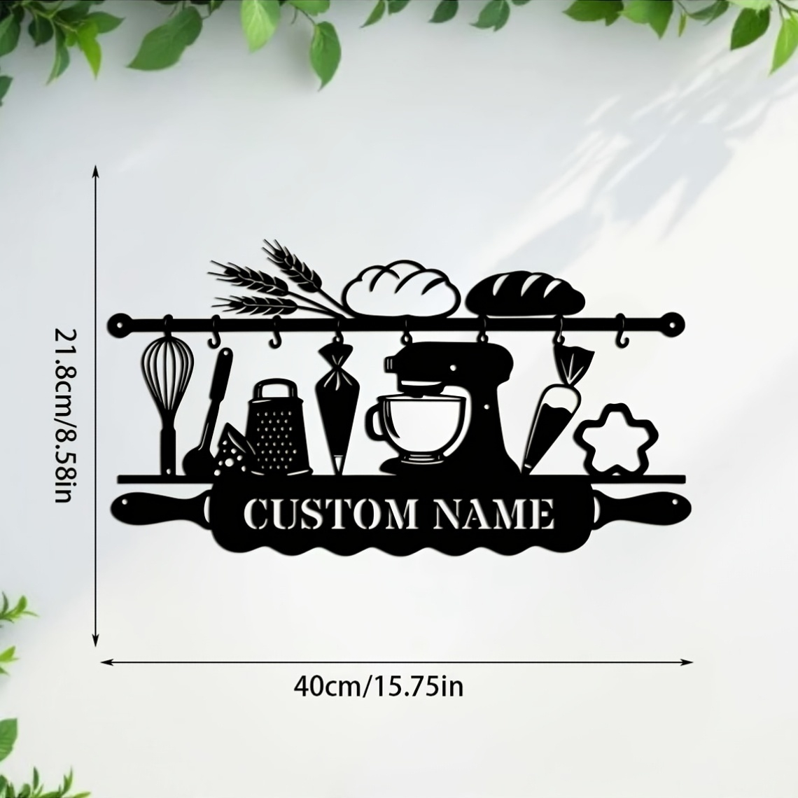 Personalized Kitchen Iron Wall - Home Decor Kitchen ulasan dan harga