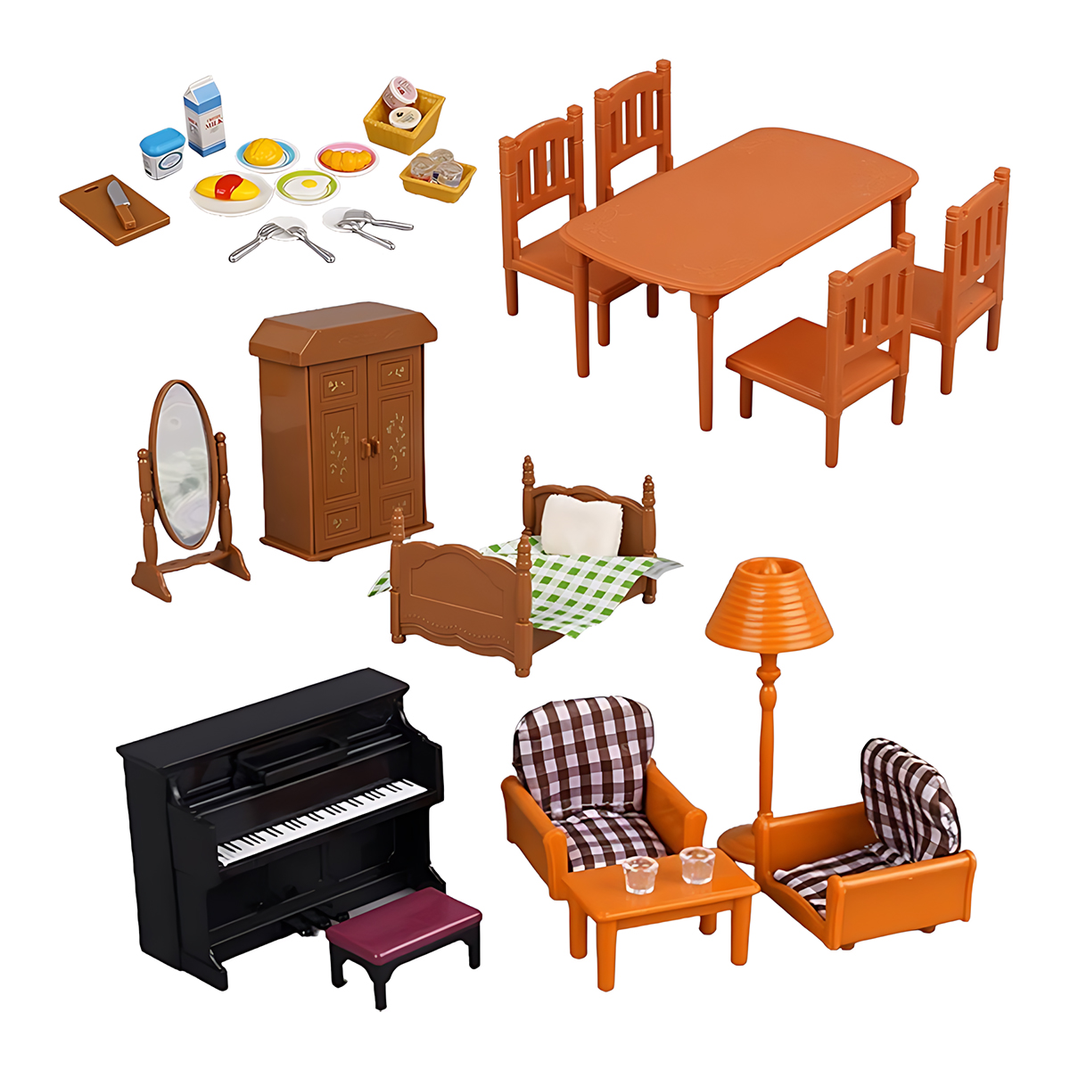 Miniature Furniture 1:12 Dollh - Home Decor Kitchen ulasan dan harga