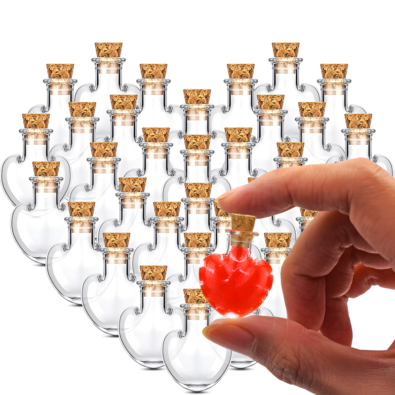 10pcs 22x26mm Glass Bottles He - Terrarium Glass Bottle ulasan dan harga