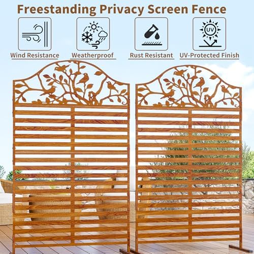 Metal Outdoor Privacy Screen F - H&M Home Decor ulasan dan harga