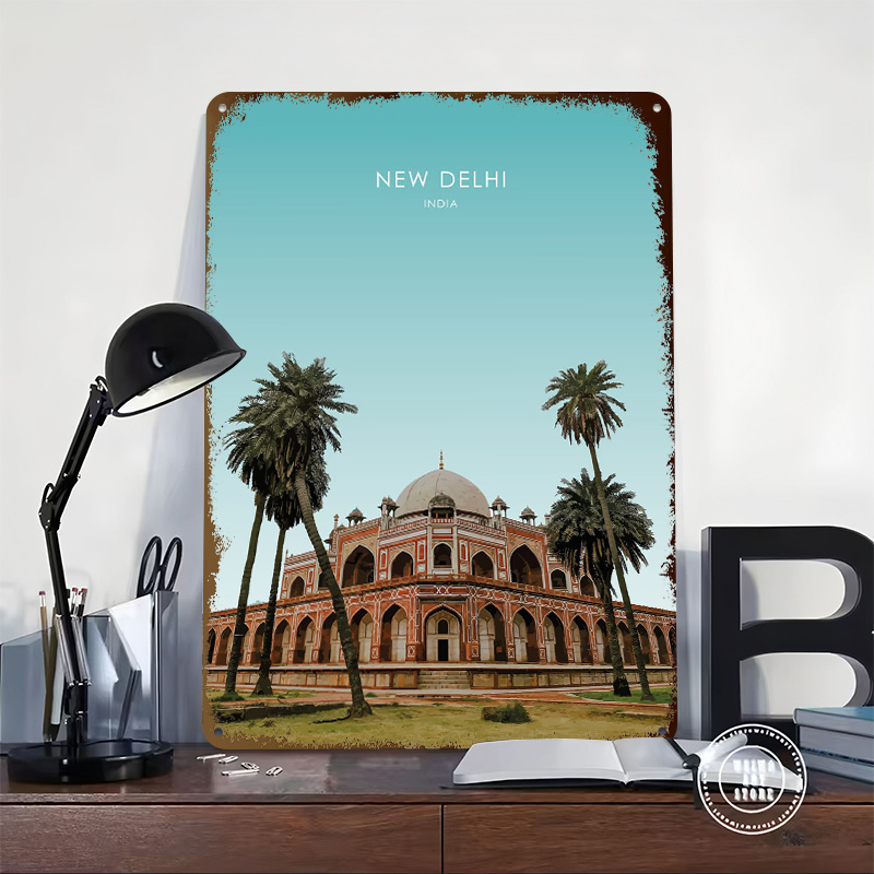 New Delhi India Artwork 3D Pri - Home Decor Delhi ulasan dan harga
