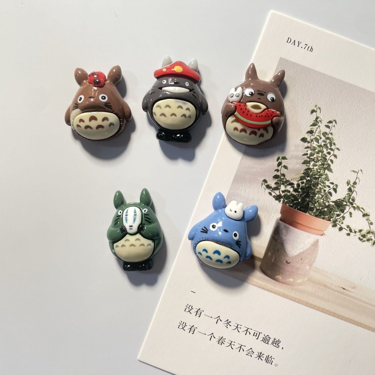 Totoro Anime Resin Fridge Magn - Home Decor Kitchen ulasan dan harga