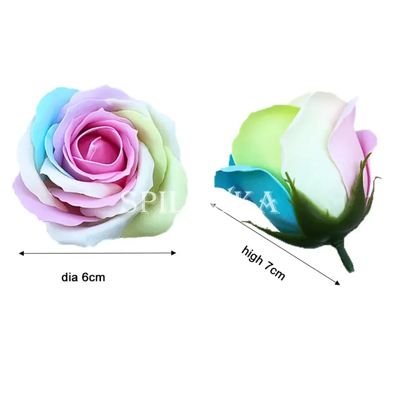 Spilewka 6X7cm Colorful Rose A - Home Decor For Wedding ulasan dan harga