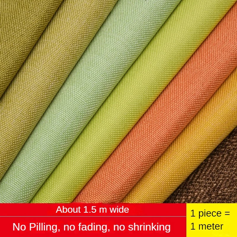 Thickened Cotton Linen Fabric  - Linen Table Runner ulasan dan harga