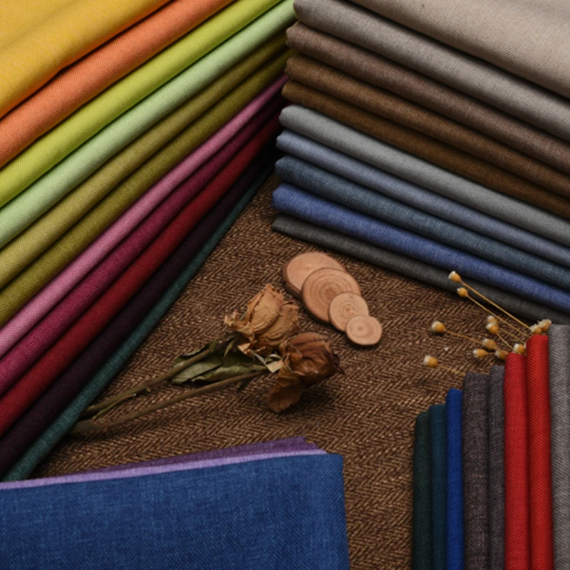 Thickened Cotton Linen Fabric  - Linen Table Runner ulasan dan harga