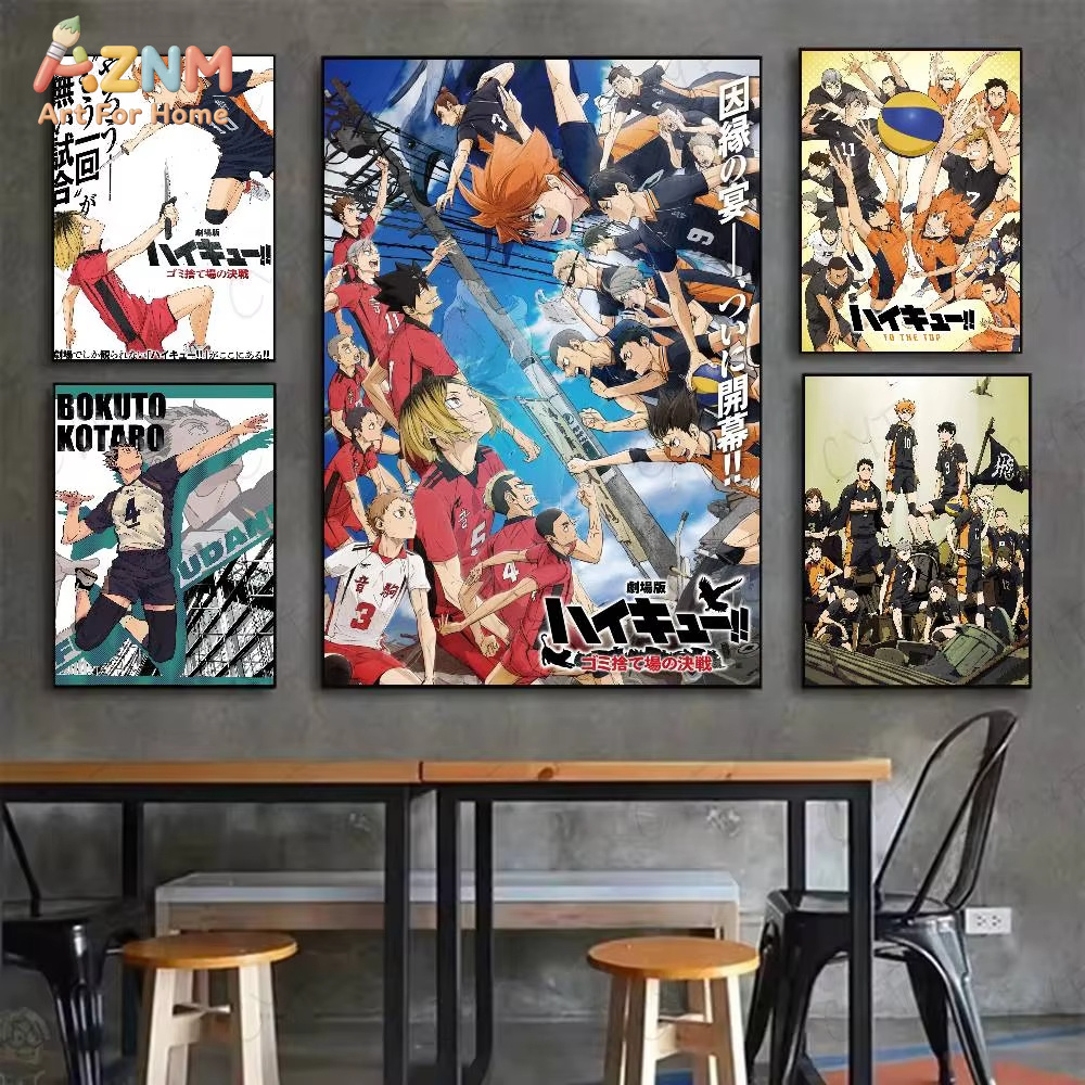 1PC ， H-Haikyuu Hot Anime Post - Geometric Wall Art ulasan dan harga