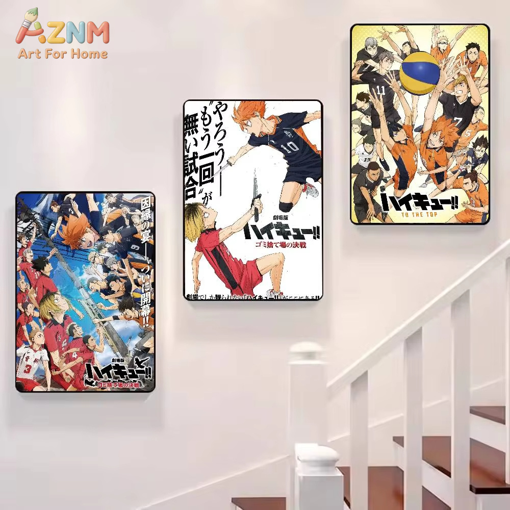 1PC ， H-Haikyuu Hot Anime Post - Geometric Wall Art ulasan dan harga